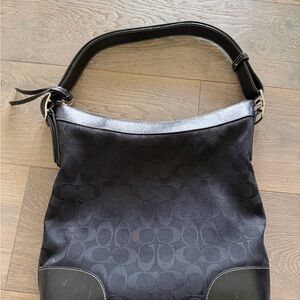 Coach vintage monogram Black Hobo Bag
